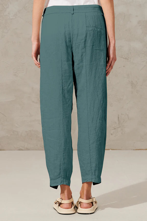 Comfort fit linen trousers