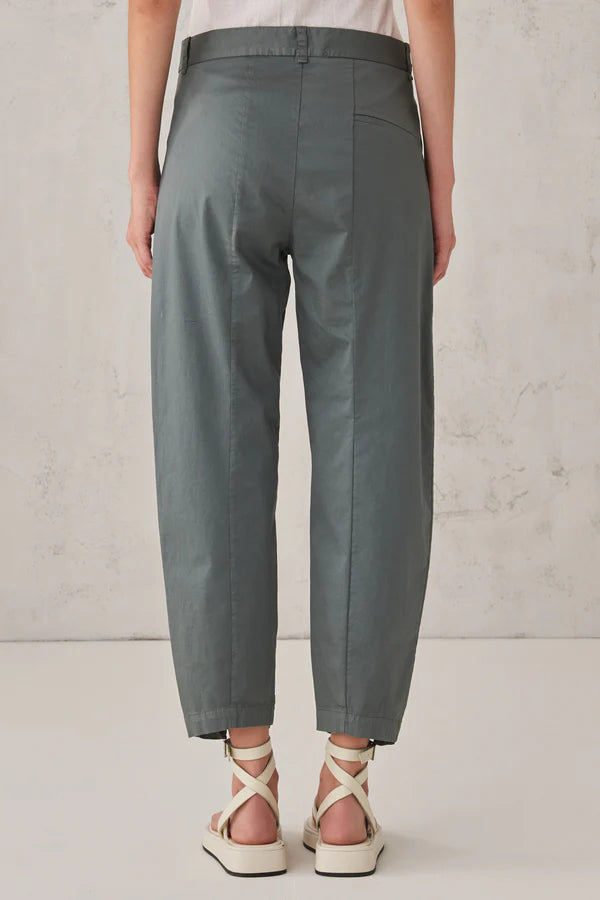 Comfort-fit stretch cotton trousers