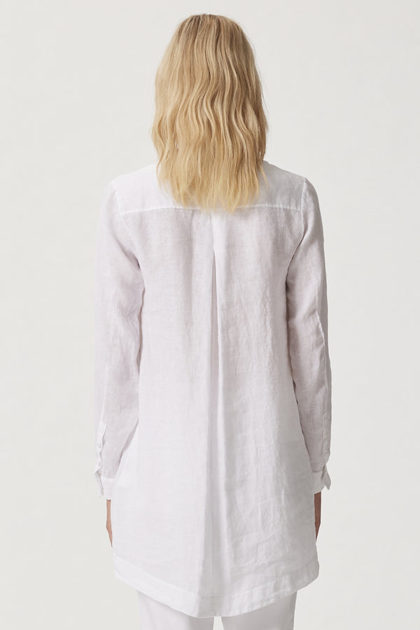 Bluse linen white