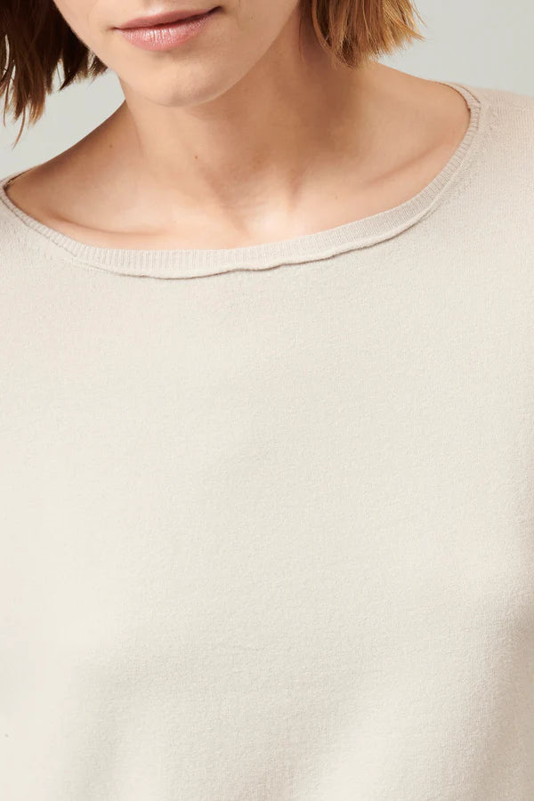 Oversized viscose and wool knit