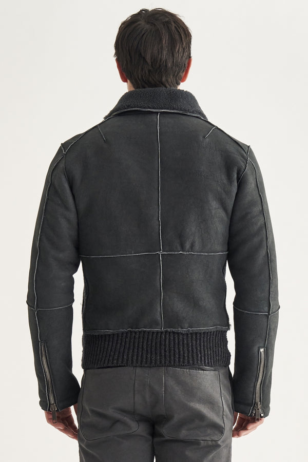 Jacket lambskin black