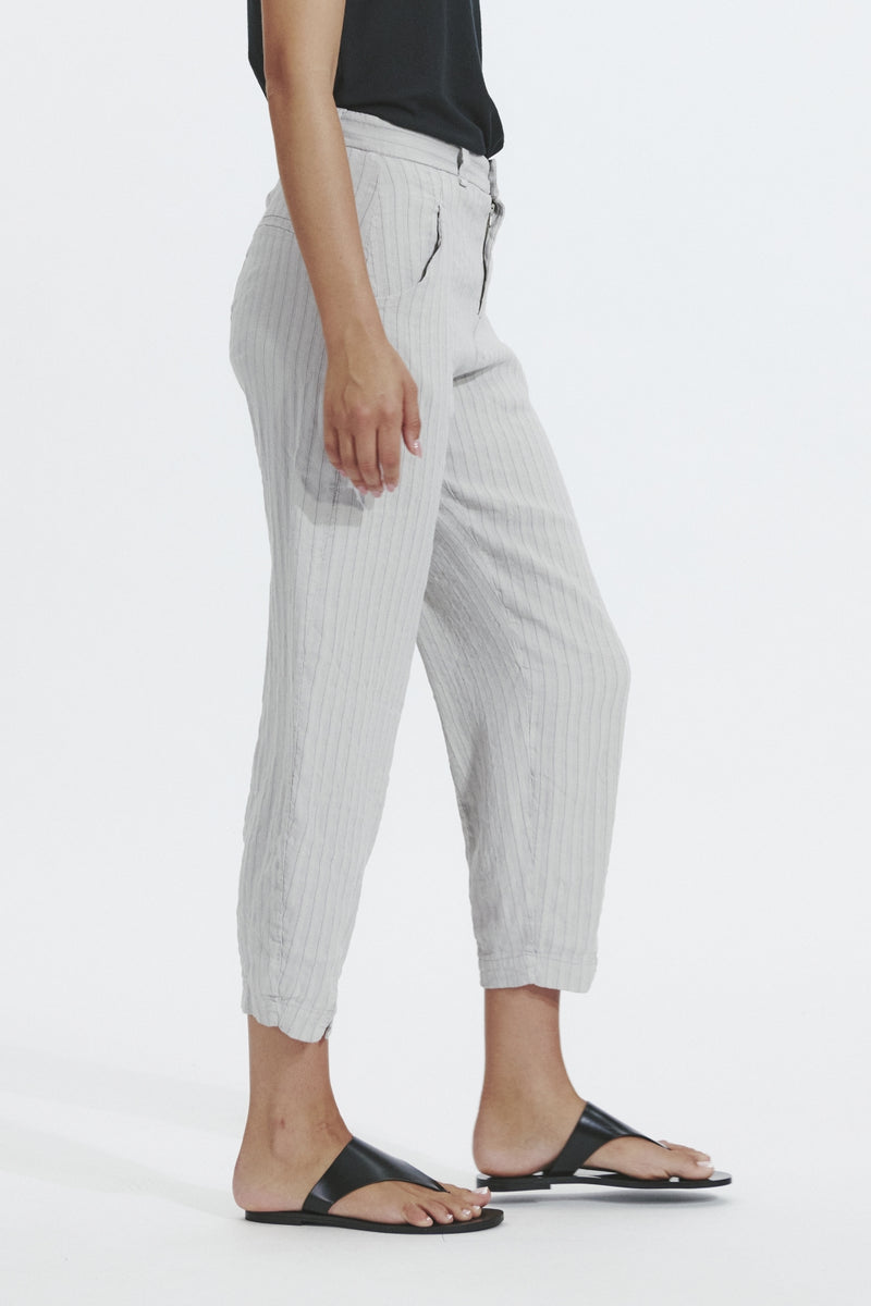 Pants with Stripes light grey
