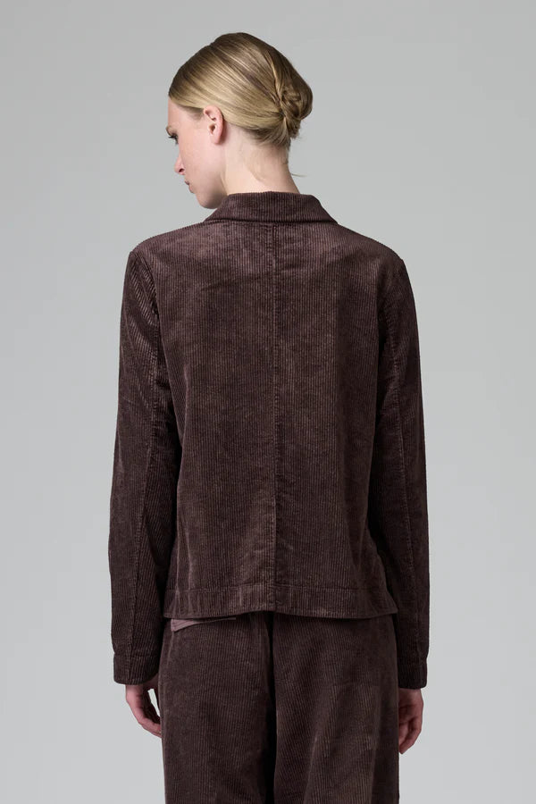 Jacket in Cotton Stretch Cotton and viscose Corduroy