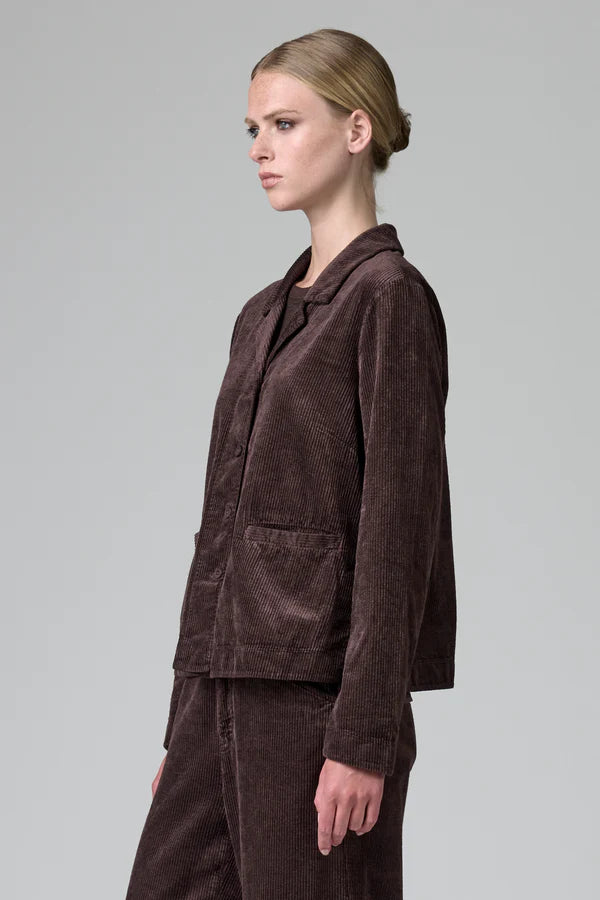 Jacket in Cotton Stretch Cotton and viscose Corduroy