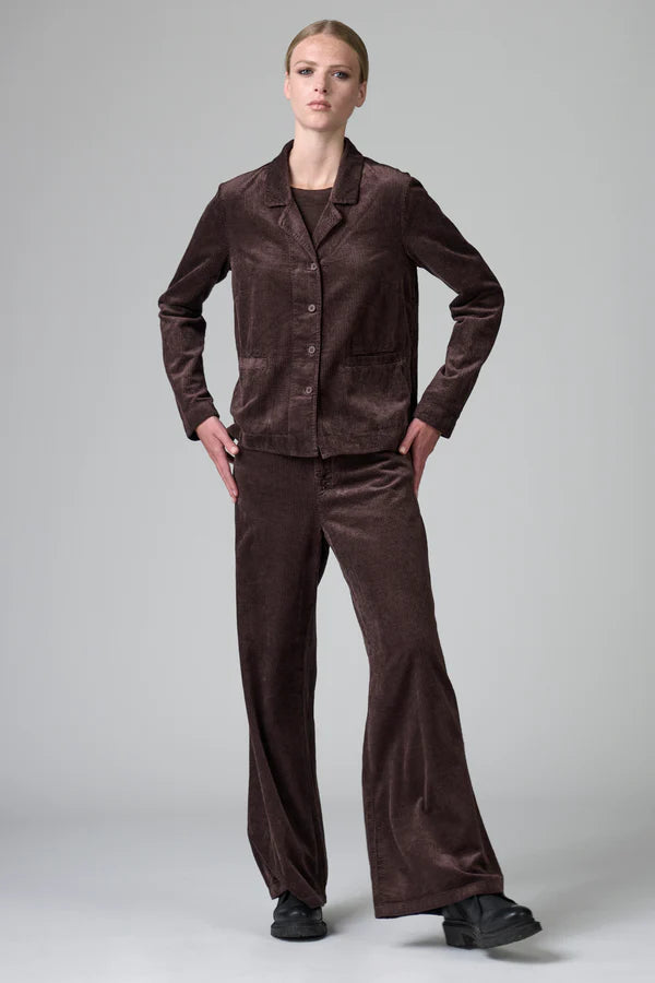 Jacket in Cotton Stretch Cotton and viscose Corduroy