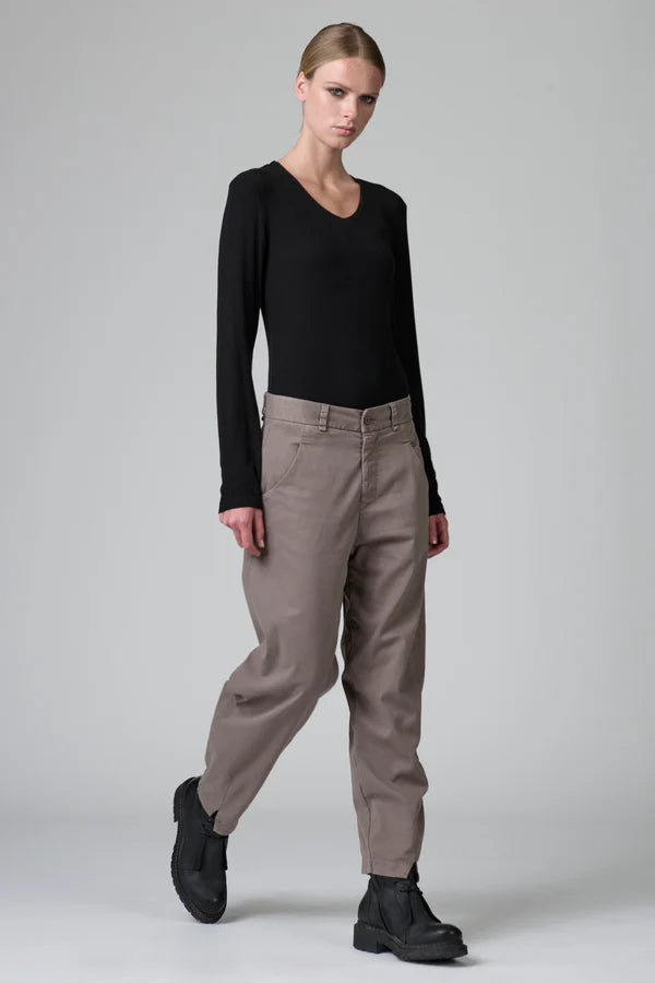 Comfort fit trousers in tencel, modal and stretch cotton