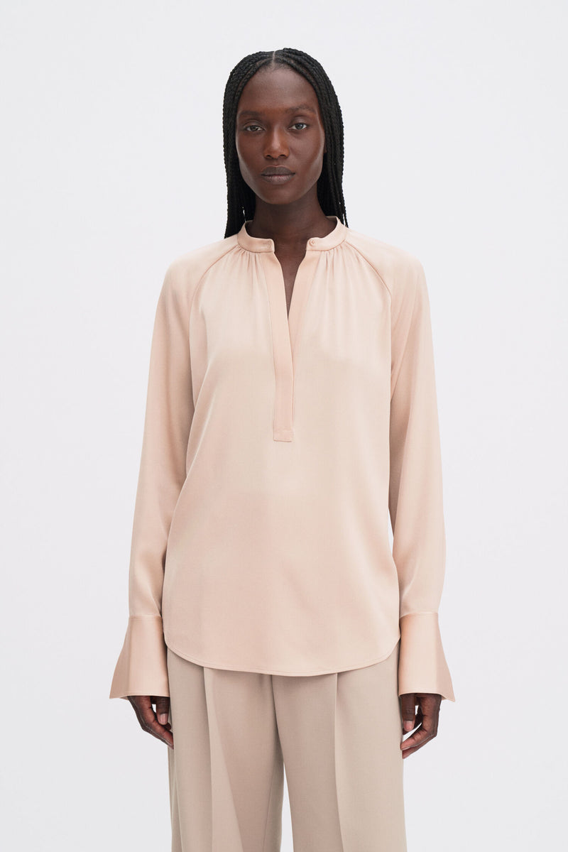 Gathered Raglan Blouse