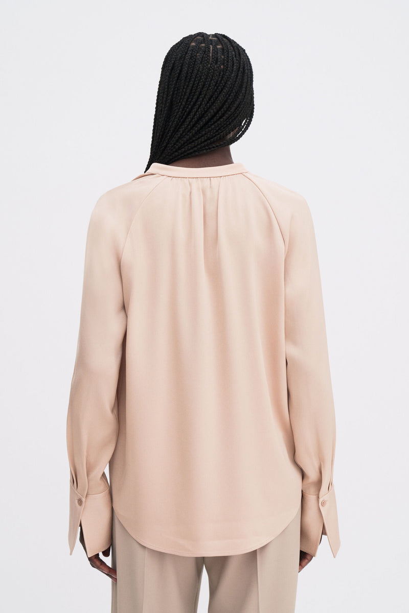 Gathered Raglan Blouse