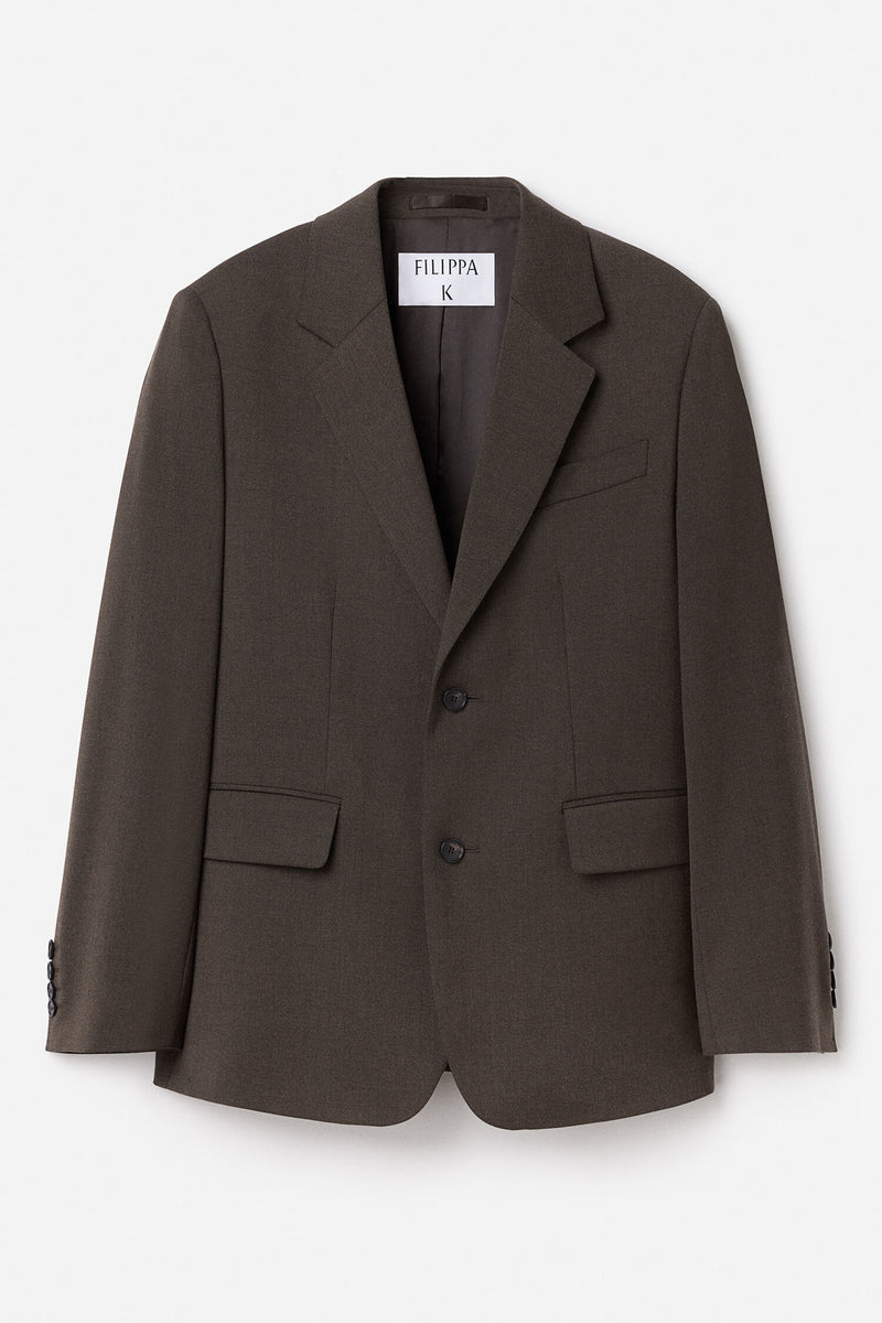 Delilah Blazer walnut brown