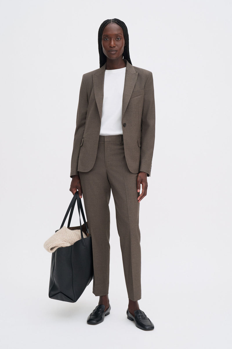 Sasha Cool Wool Blazer driftwood