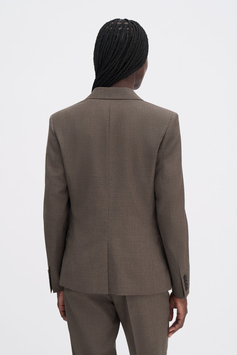 Sasha Cool Wool Blazer driftwood