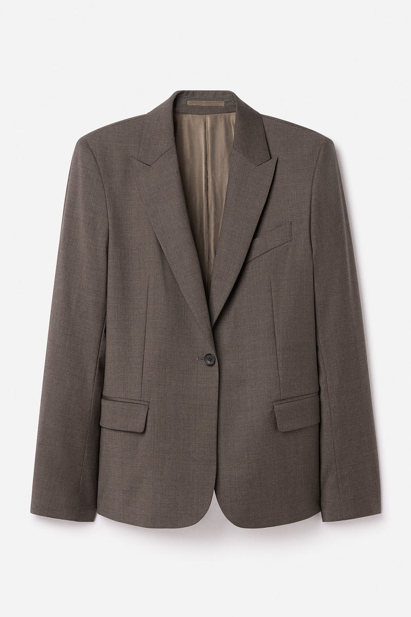 Sasha Cool Wool Blazer driftwood