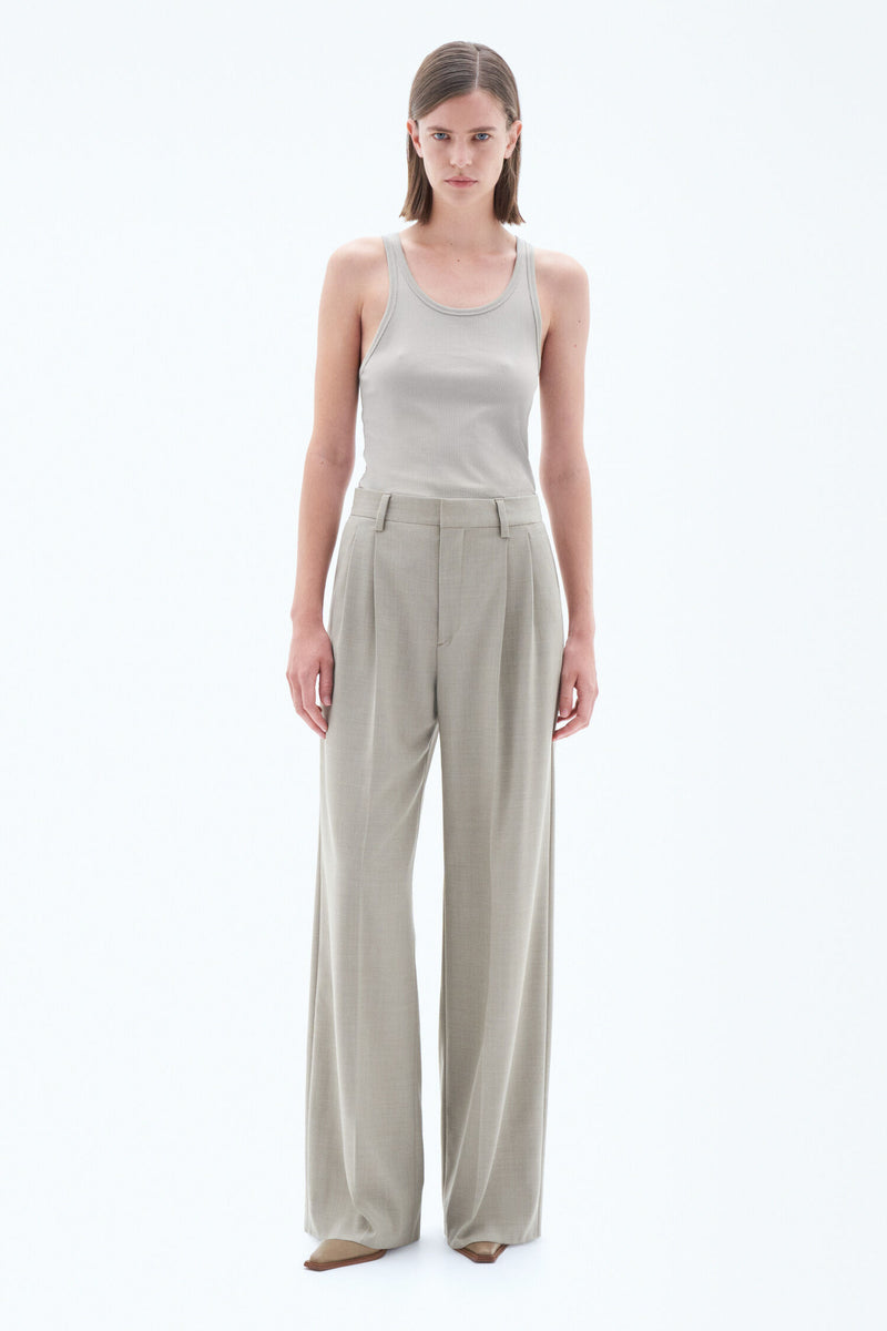 DARCEY WOOL TROUSERS
Sage Melange