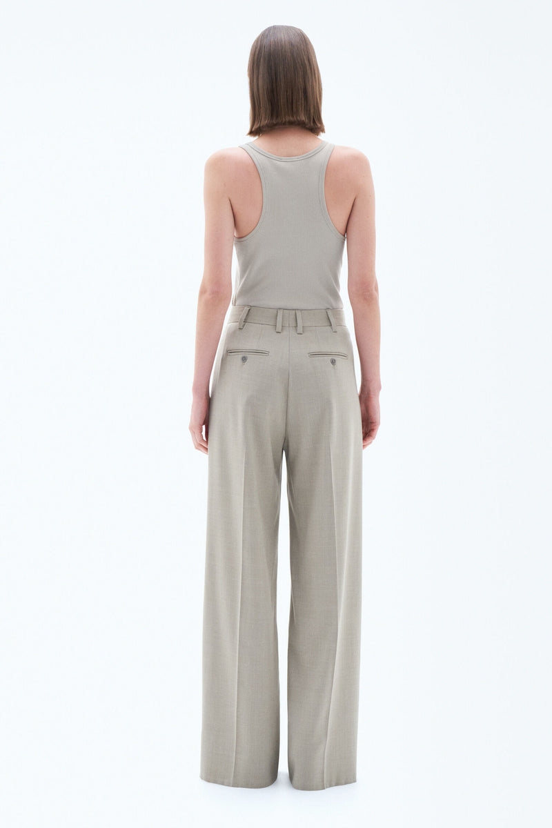 DARCEY WOOL TROUSERS
Sage Melange