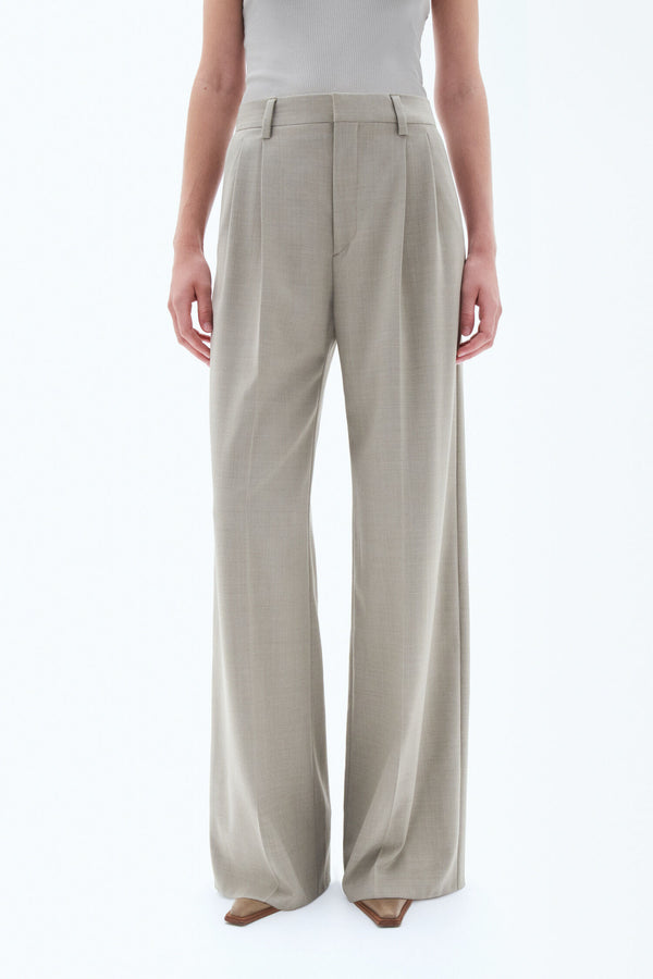 DARCEY WOOL TROUSERS
Sage Melange