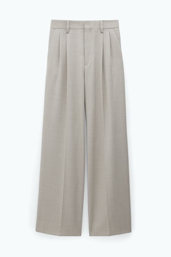 DARCEY WOOL TROUSERS
Sage Melange