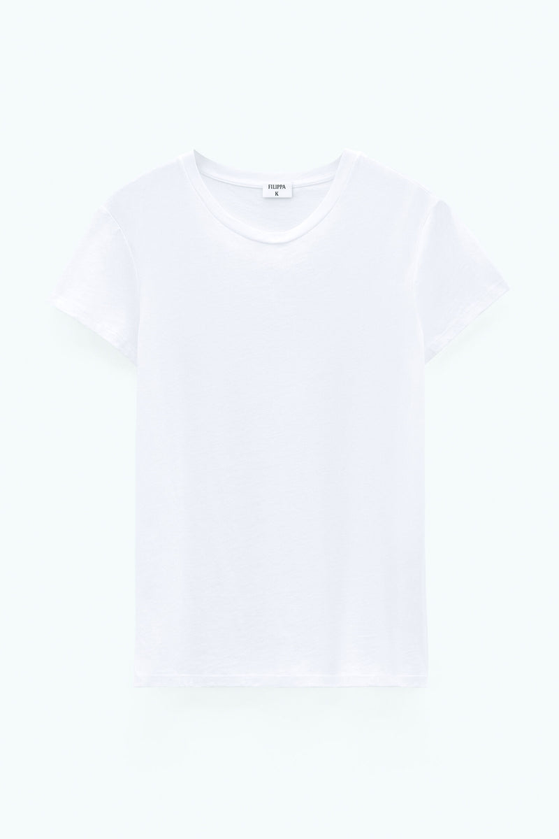 SOFT COTTON TEE white