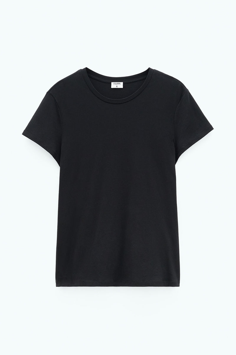 SOFT COTTON TEE black