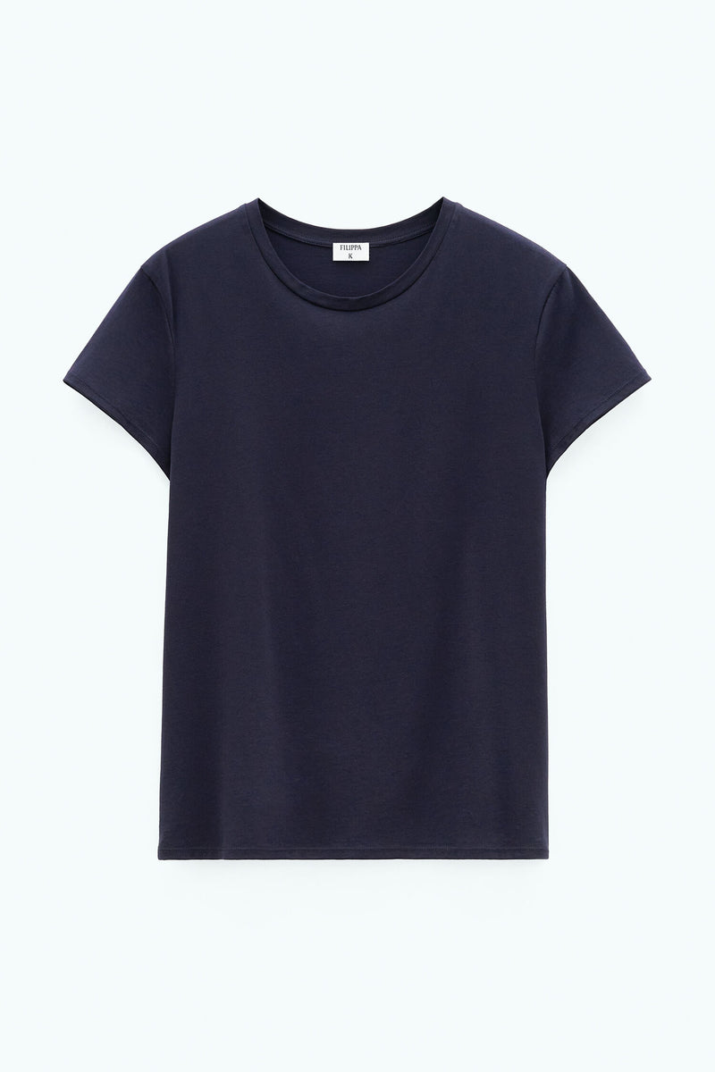 SOFT COTTON TEE Navy