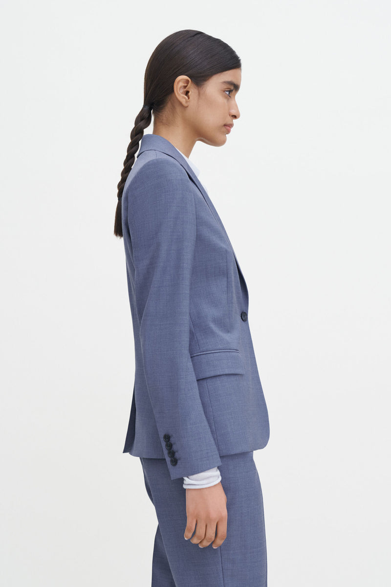 Sasha Cool Wool Blazer dusty blue