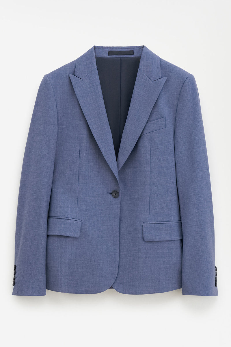 Sasha Cool Wool Blazer dusty blue