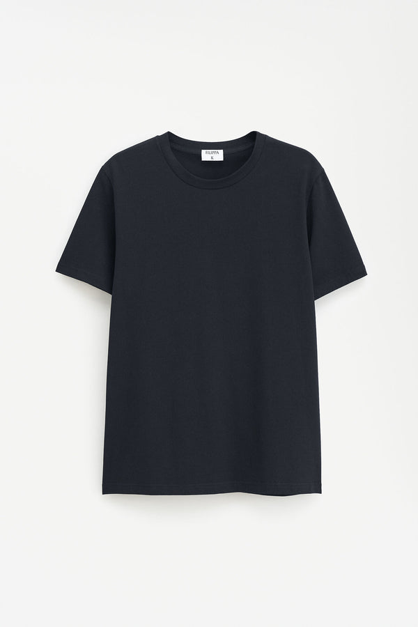 STRETCH COTTON TEE BLACK