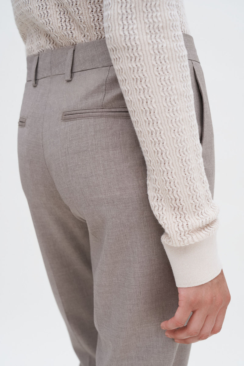 Emma Cropped Cool Wool Trousers