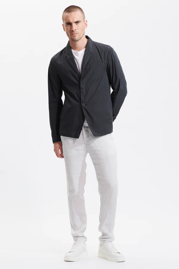 Light cotton regular-fit jacket charcoal