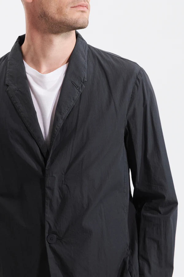 Light cotton regular-fit jacket charcoal