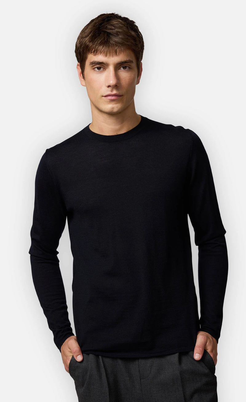 MARLEYS
MERINO FEINSTRICKPULLOVER Navy