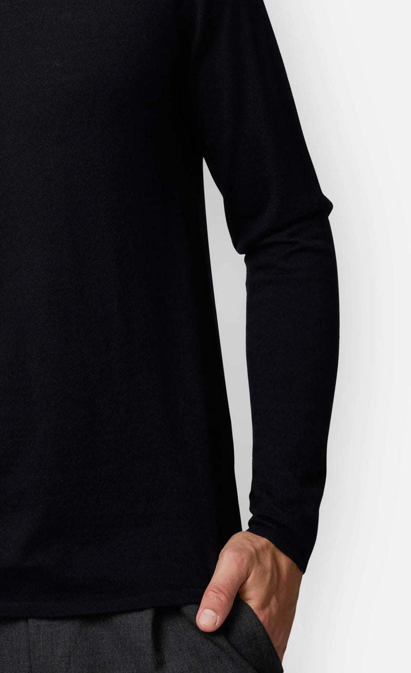 MARLEYS
MERINO FEINSTRICKPULLOVER Navy