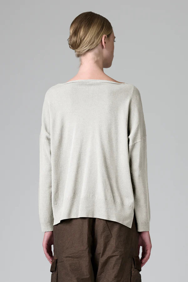 Oversized viscose and wool knit