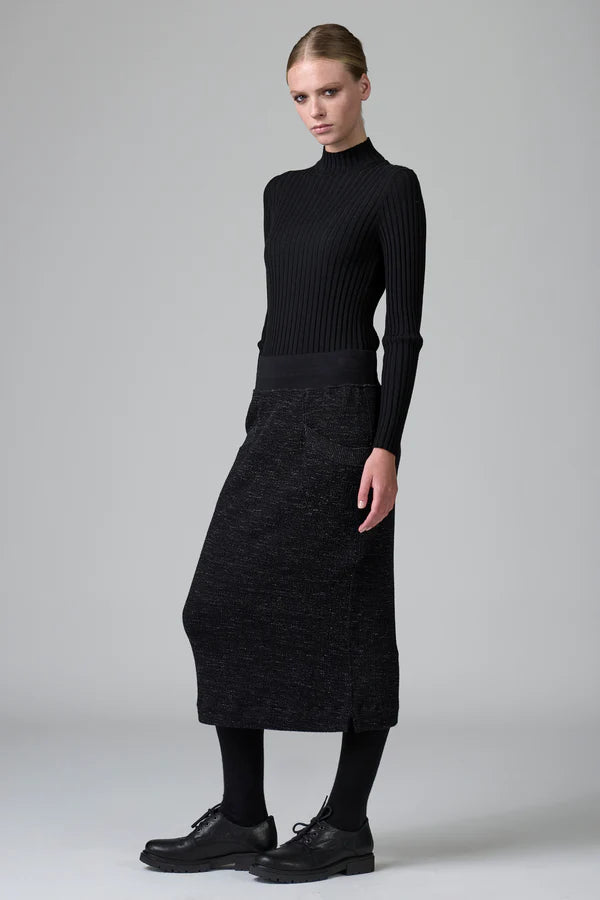 Skirt in wool and Cotton