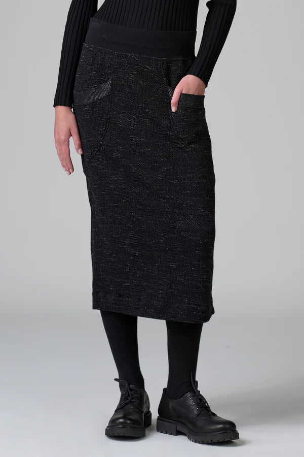 Skirt in wool and Cotton