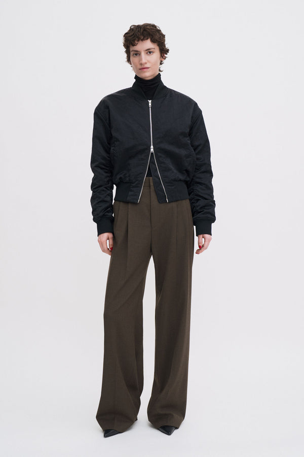 Darcey Wool Trousers Walnut Brown