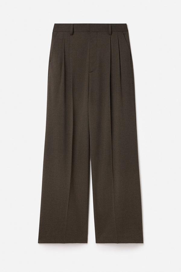 Darcey Wool Trousers Walnut Brown