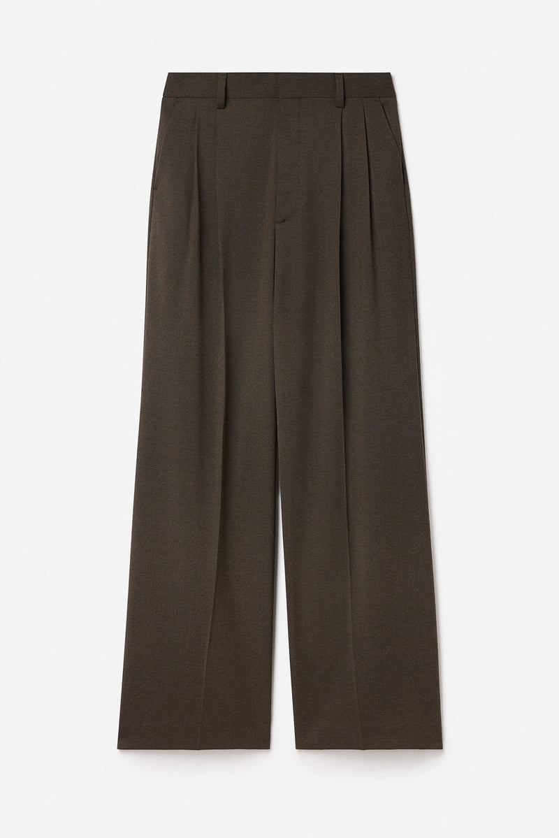 Darcey Wool Trousers Walnut Brown