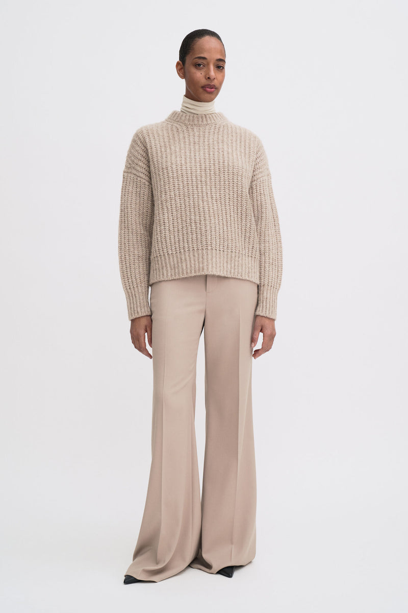 Soft Alpaca Sweater light beige