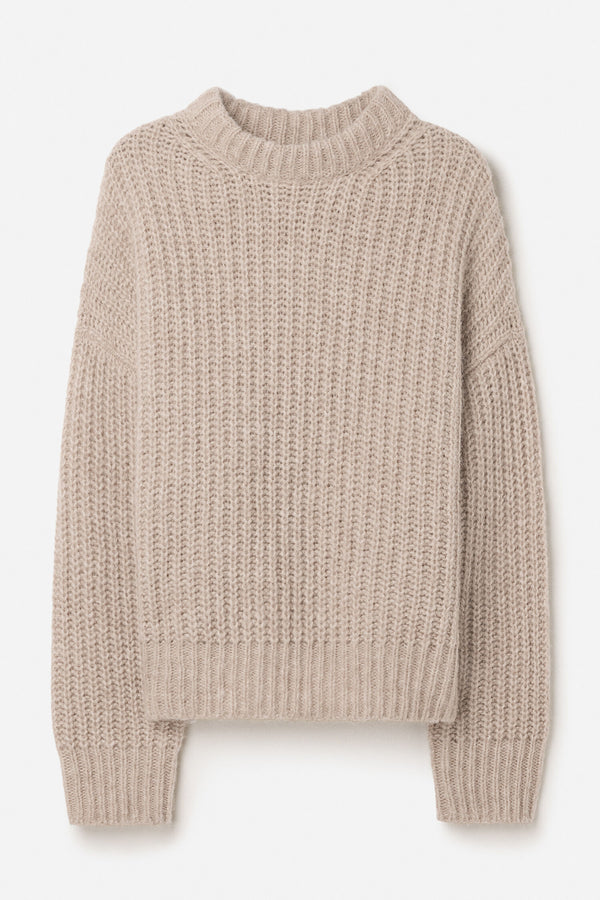 Soft Alpaca Sweater light beige