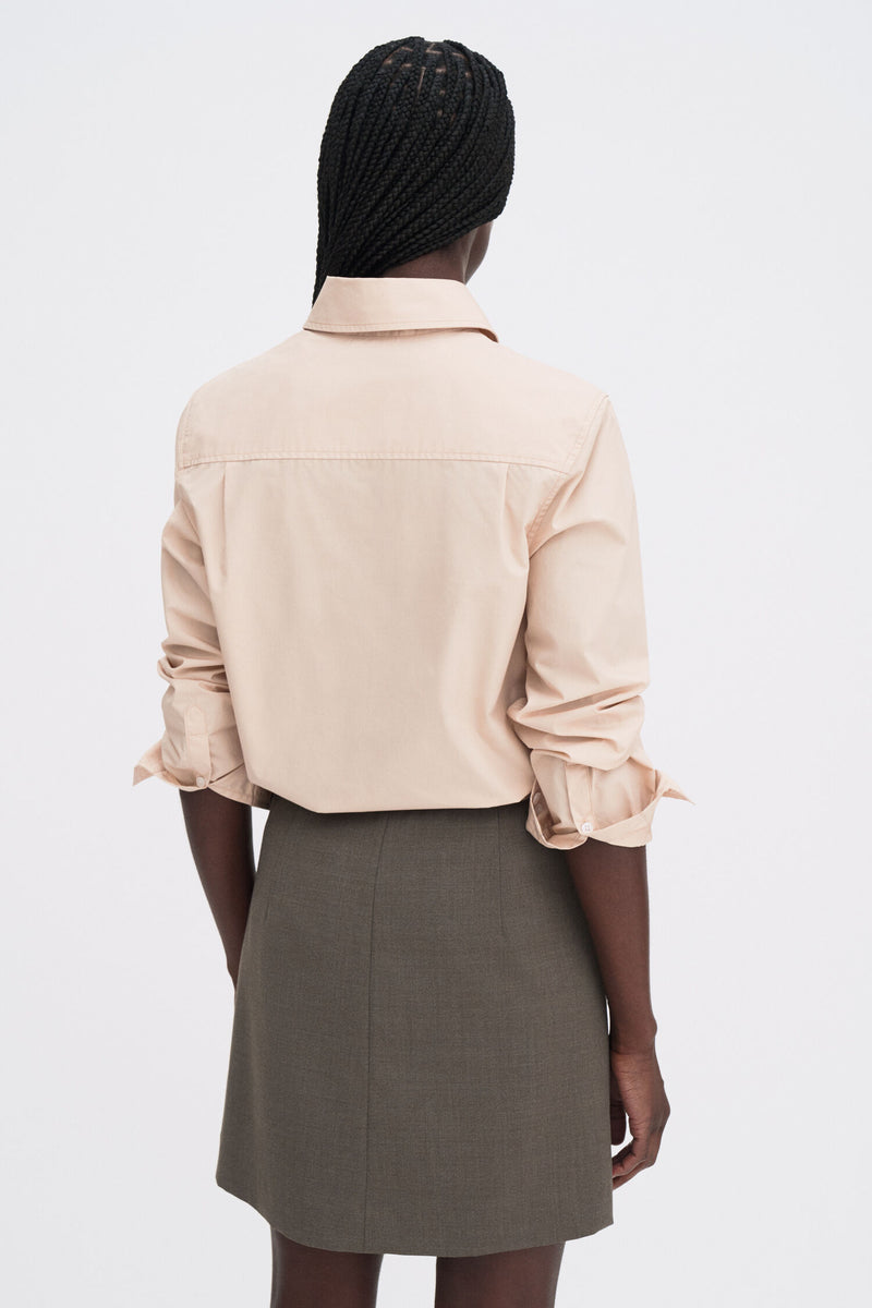 Wool Mini Skirt driftwood