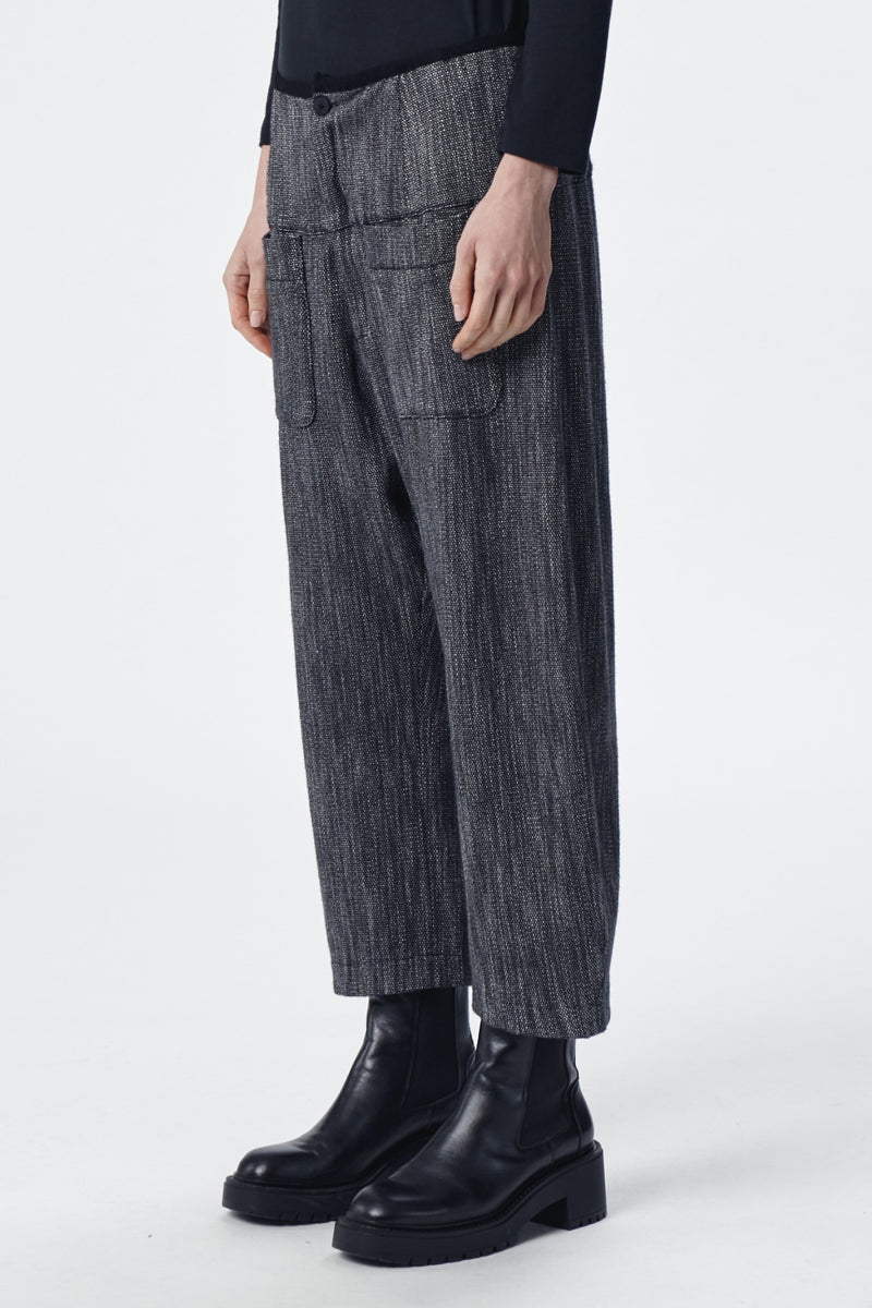 Pant in Viscose cotton Wool Stretch