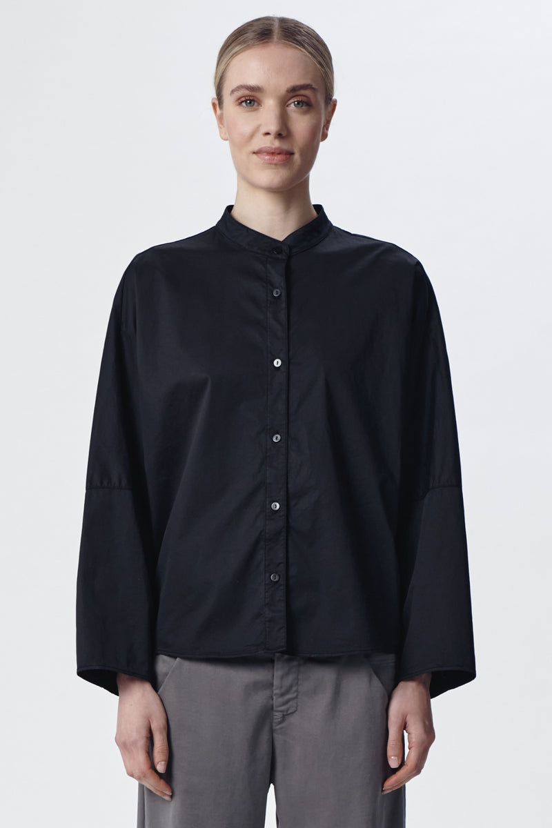 Blouse in cotton Stretch