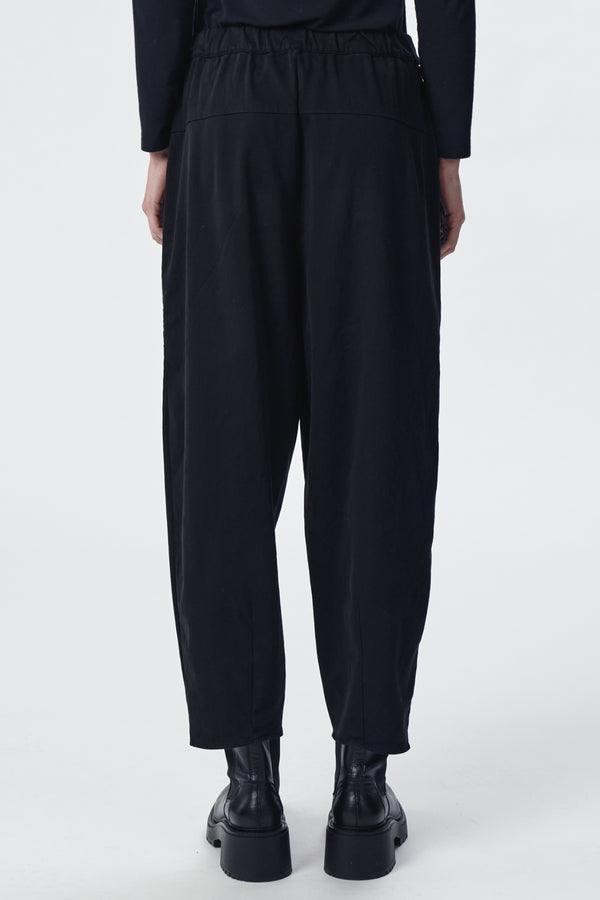 Comfort fit pant in tencel, modal and stretch cotton black