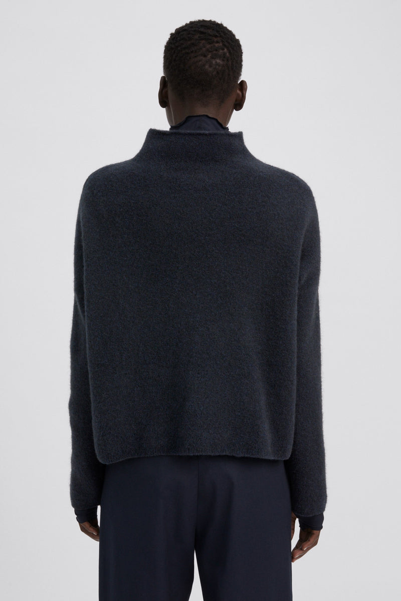 MIKA YAK FUNNELNECK SWEATER NAVY