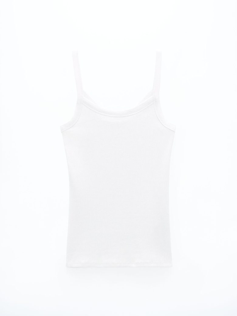 Fine Ring Singlet white